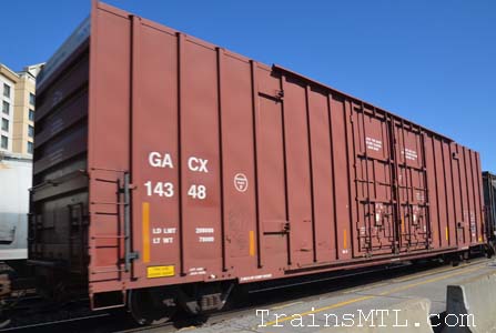 Car/wagon GACX14348 left side / coté gauche